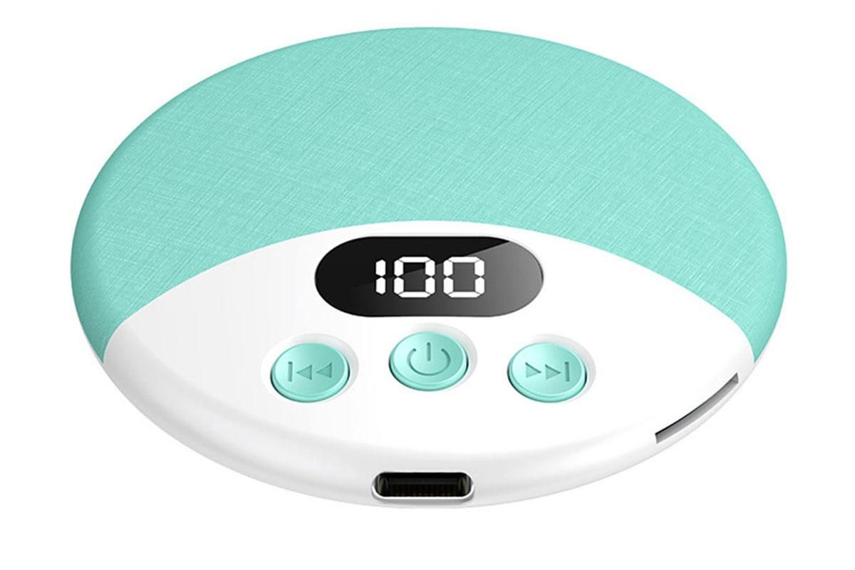 Under Pillow Bluetooth Sleep Speaker Wireless Bone Conduction Speaker-Green