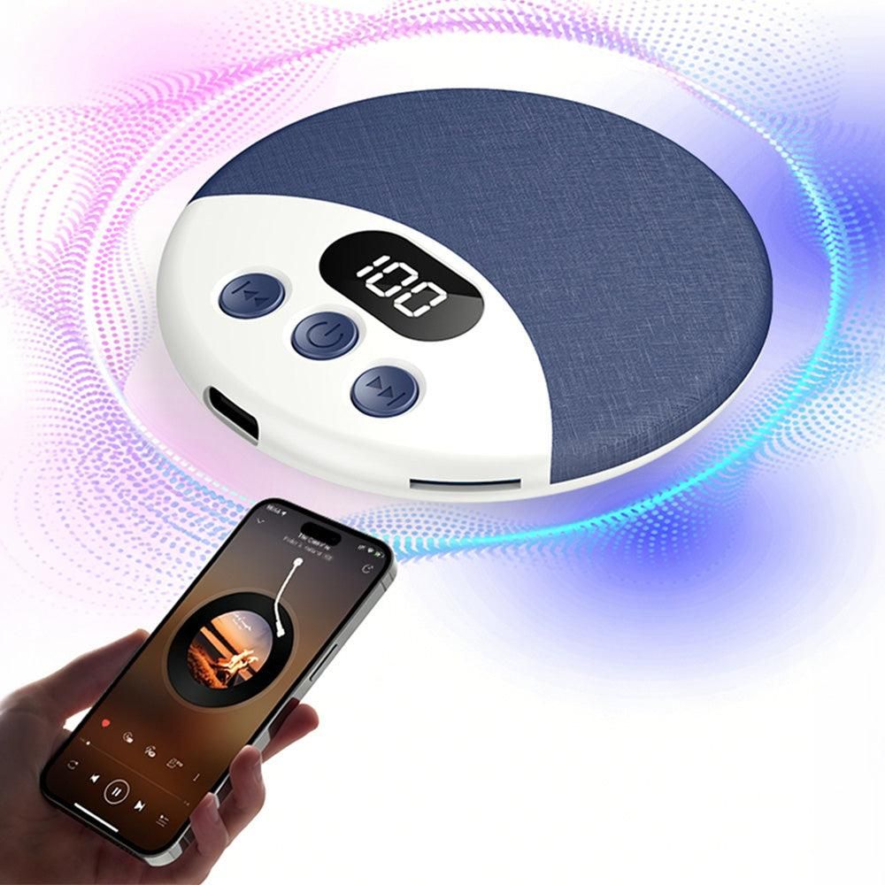 Under Pillow Bluetooth Sleep Speaker Wireless Bone Conduction Speaker-Green