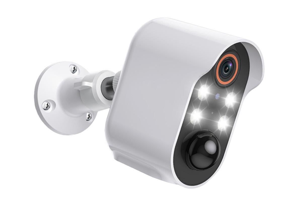 Wireless Security Camera with AI Motion Detection Real Time Notifications Waterproof -Black