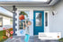 Wireless Security Camera with AI Motion Detection Real Time Notifications Waterproof -White