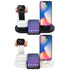 Wireless Charger Dock 3 in 1 Charging Station Wireless Charger Stand for Apple iPhone Watch -White