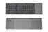 Foldable Bluetooth Keyboard with Touchpad Full-Size Travel Keyboards for Windows iOS Android-USB-B Interface
