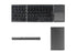 Foldable Bluetooth Keyboard with Touchpad Full-Size Travel Keyboards for Windows iOS Android-USB-B Interface