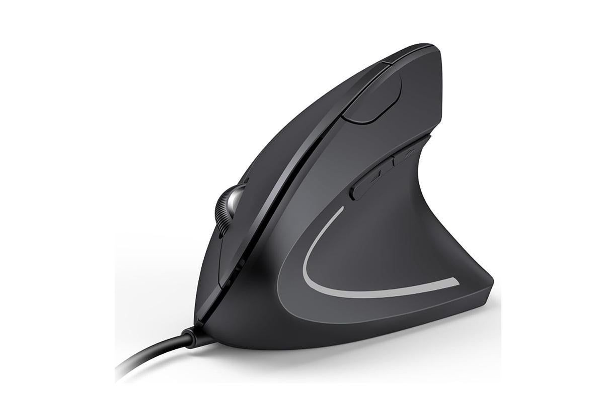 Optical Vertical Mouse 800 1200 1600 DPI 6 Key Gaming USB Wired Mouse