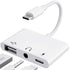 3-in-1 USB-C Adapter Fast Charging Lightning & 3.5mm Audio Port Multi Function Converter