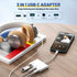 3-in-1 USB-C Adapter Fast Charging Lightning & 3.5mm Audio Port Multi Function Converter