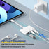 3-in-1 USB-C Adapter Fast Charging Lightning & 3.5mm Audio Port Multi Function Converter