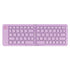 Foldable Bluetooth Keyboard B023 Dual Fold Portable Keyboard 3 Device Connection Green
