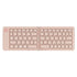 Foldable Bluetooth Keyboard B023 Dual Fold Portable Keyboard 3 Device Connection Green