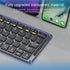 Foldable Keyboard F69 Transparent Bluetooth Keyboard Triple Device Connection