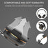 H7 Foldable Bluetooth Stereo Headphones Subwoofer Support TF Card Type-C Charging Wireless Earphones - Light Gray