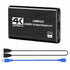 USB 3.0 Video Capture Card, High Resolution Game Live Stream Camera Recording Capture Adapter(Black)