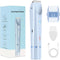 2-in-1 Electric Women's Shaver for Private Care, Bikini Trimmer, Painless & Wet/Dry, Rechargeable - Blue