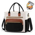 Insulated Lunch Bag Double Layer Leakproof Cooler Tote for Work - Brown