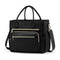 Insulated Lunch Bag Double Layer Leakproof Cooler Tote for Work - Black