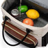 Insulated Lunch Bag Double Layer Leakproof Cooler Tote for Work - Black