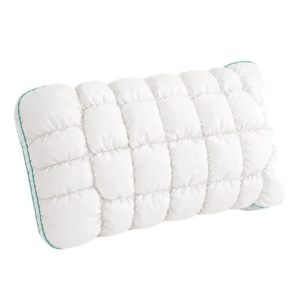 Fluffy Pillow Breathable Cute Pineapple Puff Pillow for Bedroom Sofa - White