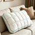 Fluffy Pillow Breathable Cute Pineapple Puff Pillow for Bedroom Sofa - White