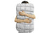 Fluffy Pillow Breathable Cute Pineapple Puff Pillow for Bedroom Sofa - Grey