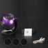 24 Pattern Star Projector Night Light with White Noise and Type C Power - Black