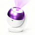 24 Pattern Star Projector Night Light with White Noise and Type C Power - White