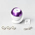 24 Pattern Star Projector Night Light with White Noise and Type C Power - White