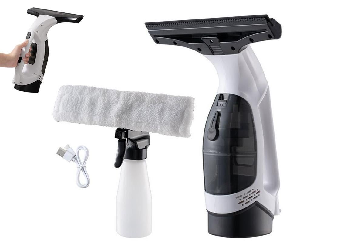 Automatic Dirty Water Recovery Electric Window Cleaner with 150ml Tank for Glass Cleaning