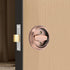 Hidden Door Lock Invisible Latch Double Sided Privacy Lock for Bedroom Bathroom Stainless Steel - Red Bronze