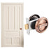 Hidden Door Lock Invisible Latch Double Sided Privacy Lock for Bedroom Bathroom Stainless Steel - Red Bronze
