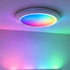 Rechargeable Motion Sensor RGB Ceiling Light with Remote - 7000mAh Lithium Battery