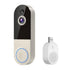 Wireless Video Doorbell Camera Outdoor Doorbell Camera - White