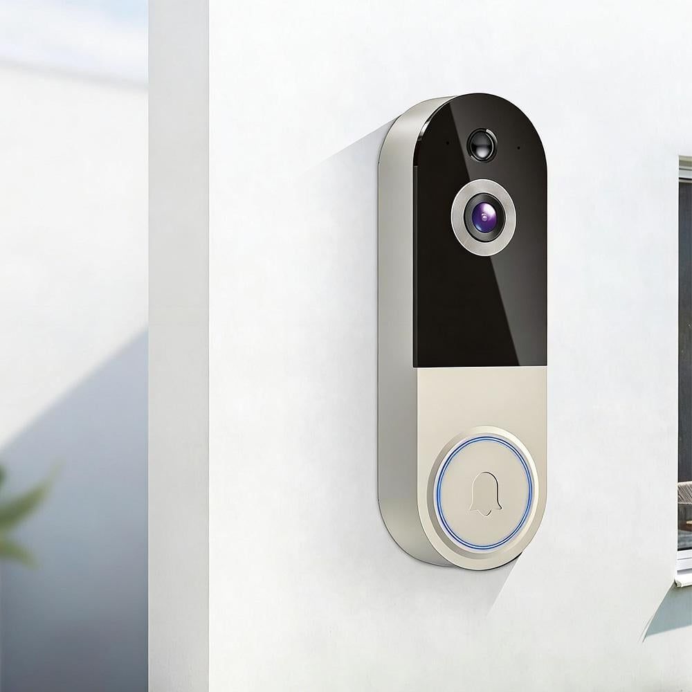 Wireless Video Doorbell Camera Outdoor Doorbell Camera - White