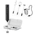 Electric Milk Frother 3 in 1 Egg Whisk Mixer 3 Speeds Rechargeable Handheld