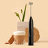 Handheld Milk Frother USB Rechargeable 3 Speeds Electric Foam Wand with 2 Whisks - Black