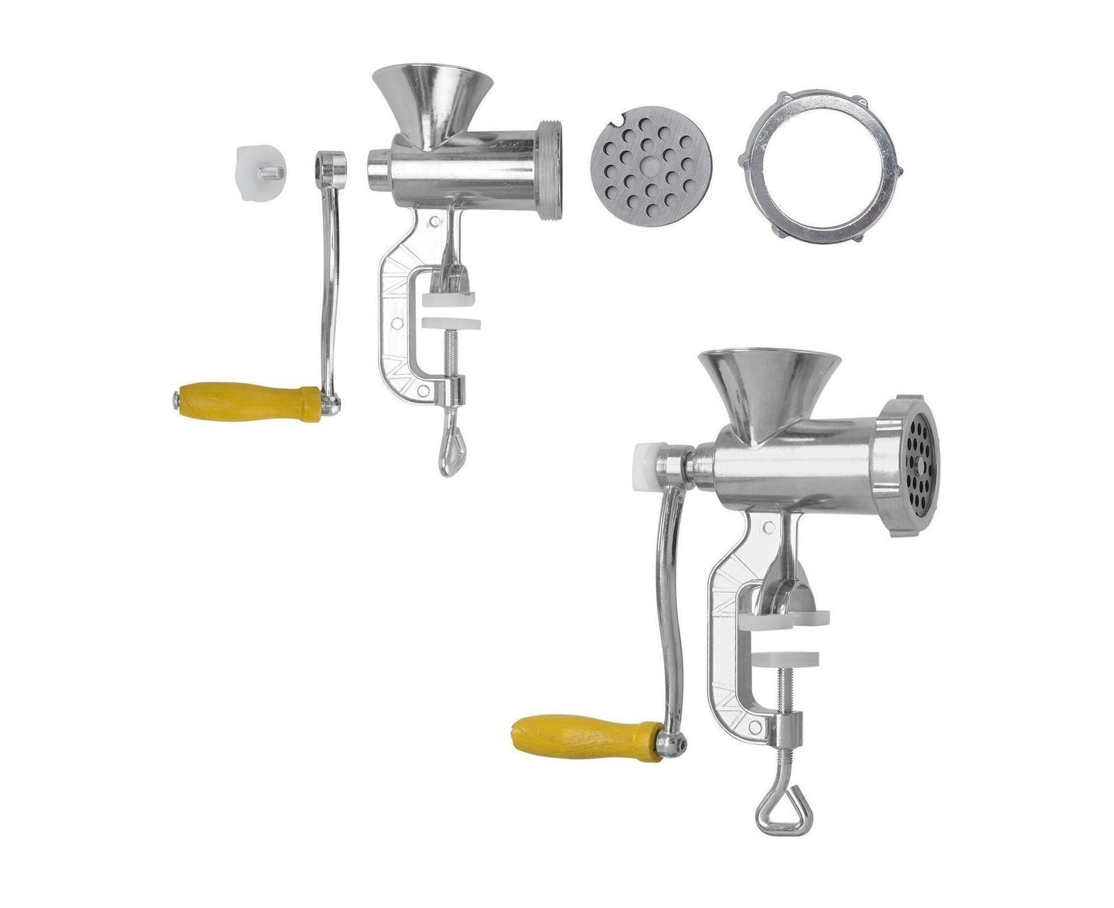 Hand Sausage Filler Maker Manual Kitchen Meat Grinder Mincer Stuffer Table