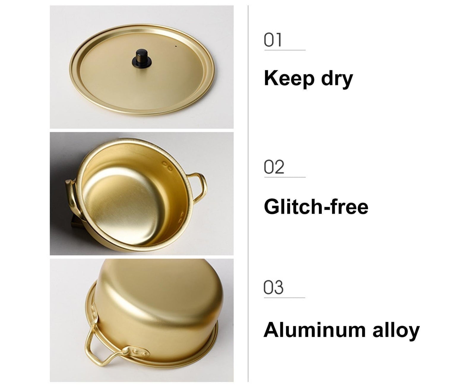Noodle Pot Aluminium Instant Noodle Container for Home - S