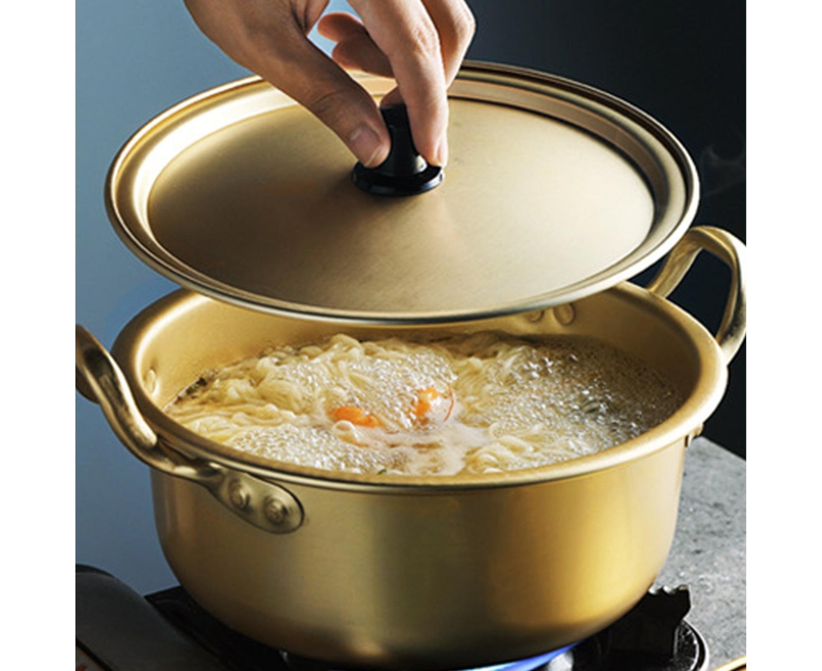 Noodle Pot Aluminium Instant Noodle Container for Home - S