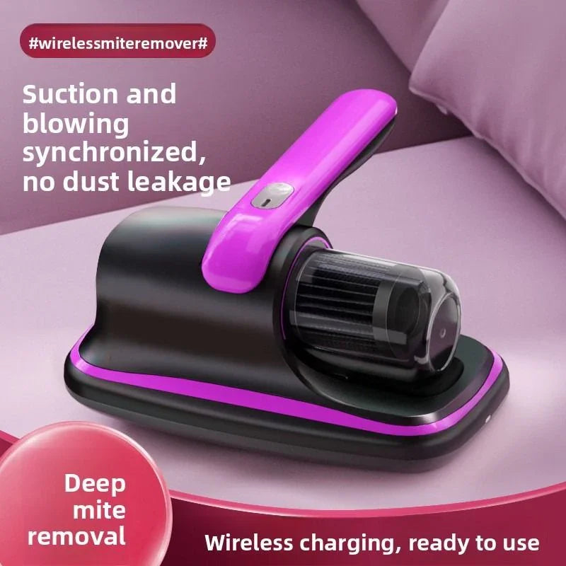Cordless Dust Mite Remover – UV Sterilisation, Strong Suction, Mattress Cleaner