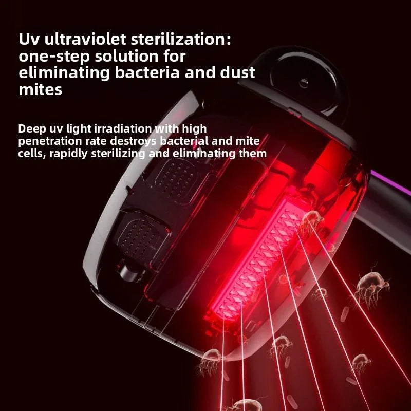Cordless Dust Mite Remover – UV Sterilisation, Strong Suction, Mattress Cleaner