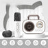 Dual Mic Karaoke Speaker, Portable Bluetooth Karaoke Audio Set, Family Wireless Microphone KTV Speaker—White