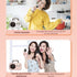 Dual Mic Karaoke Speaker, Portable Bluetooth Karaoke Audio Set, Family Wireless Microphone KTV Speaker—Yellow