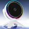Bluetooth Speaker 2-in-1 Phone Stand, Dual-Mode RGB Ambient Light, Hi-Fi Stereo Audio—White