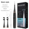Multifunctional Electric Dental Cleaner, Tartar Remover, 2-in-1 Handheld Electric Toothbrush Oral Cleaning Device—Black