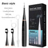 Multifunctional Electric Dental Cleaner, Tartar Remover, 2-in-1 Handheld Electric Toothbrush Oral Cleaning Device—Black