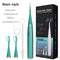 Multifunctional Electric Dental Cleaner, Tartar Remover, 2-in-1 Handheld Electric Toothbrush Oral Cleaning Device—Green