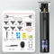 Professional Digital Display Hair Clipper, Multi-Accessory T-Blade Trimmer for Bald Heads & Hair Carving—Black