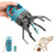 Blue - 6-Claw Portable Pet Poop Picker, Outdoor Pet Poop Pick-Up Tool, Plus a Free Roll of Trash Bags