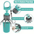 Blue - 6-Claw Portable Pet Poop Picker, Outdoor Pet Poop Pick-Up Tool, Plus a Free Roll of Trash Bags