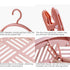 Round Multi-clip Drying Rack, Multi-functional Clothes Hanger for Socks & Underwear—Gray