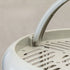 Round Multi-clip Drying Rack, Multi-functional Clothes Hanger for Socks & Underwear—White